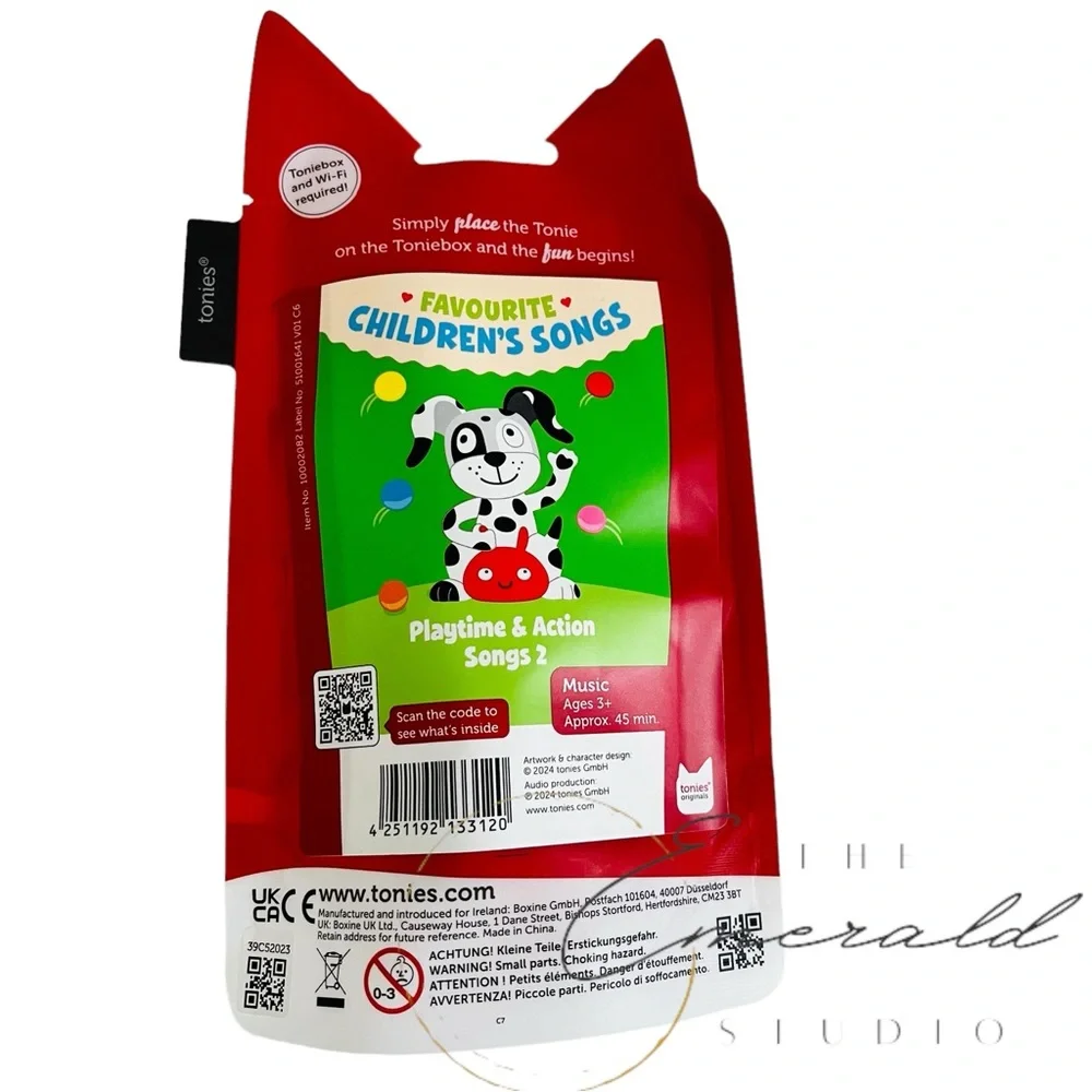 Tonies UK Favourite Children’s Playtime & Action Songs 2 Relaunch Puppy Tonie